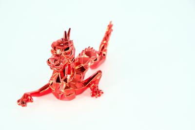 Richard ORLINSKI : Dragon Spirit (Red edition) - Sculpture originale 2