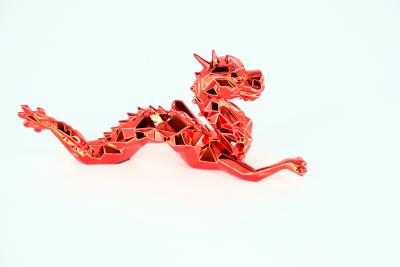 Richard ORLINSKI : Dragon Spirit (Red edition) - Sculpture originale 2