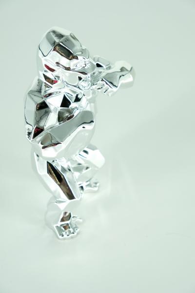 Richard ORLINSKI : Kong Christmas (Silver edition) - Sculpture 2