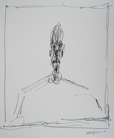 Alberto GIACOMETTI : Buste d’homme - Lithographie signée 2