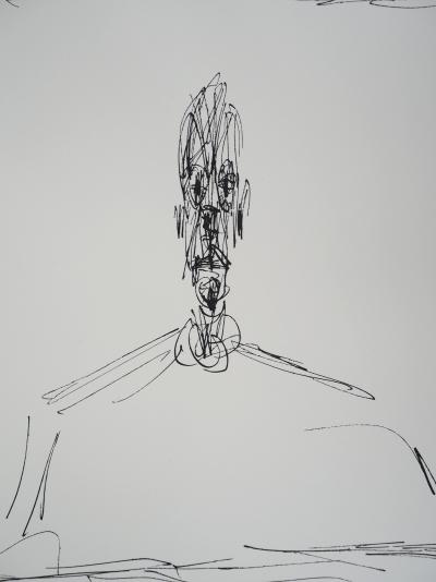 Alberto GIACOMETTI : Buste d’homme - Lithographie signée 2