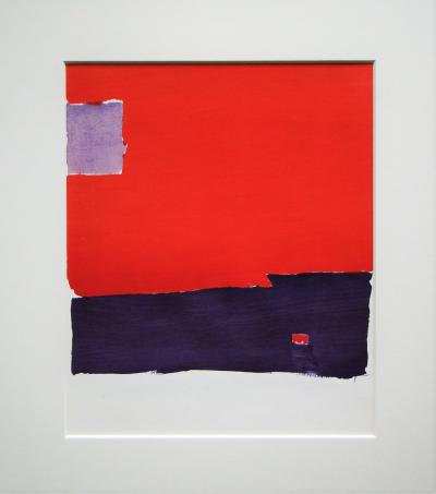 Nicolas DE STAËL (d’après) - Composition Paysage, 1959 - Pochoir en couleurs 2