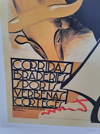 Roger Barricarrère (1912-1989) - Les Fêtes de Bayonne, 1936 - Affiche 2