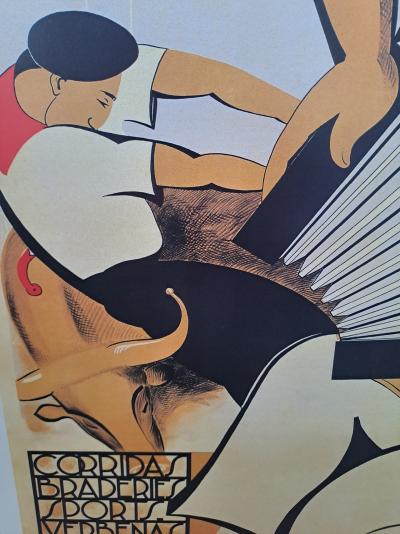 Roger Barricarrère (1912-1989) - Les Fêtes de Bayonne, 1936 - Affiche 2