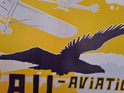 Ernest Gabard (d’après) (1879-1957) - Pau Aviation : Coupe Paris-Pau, 1912 - Affiche 2