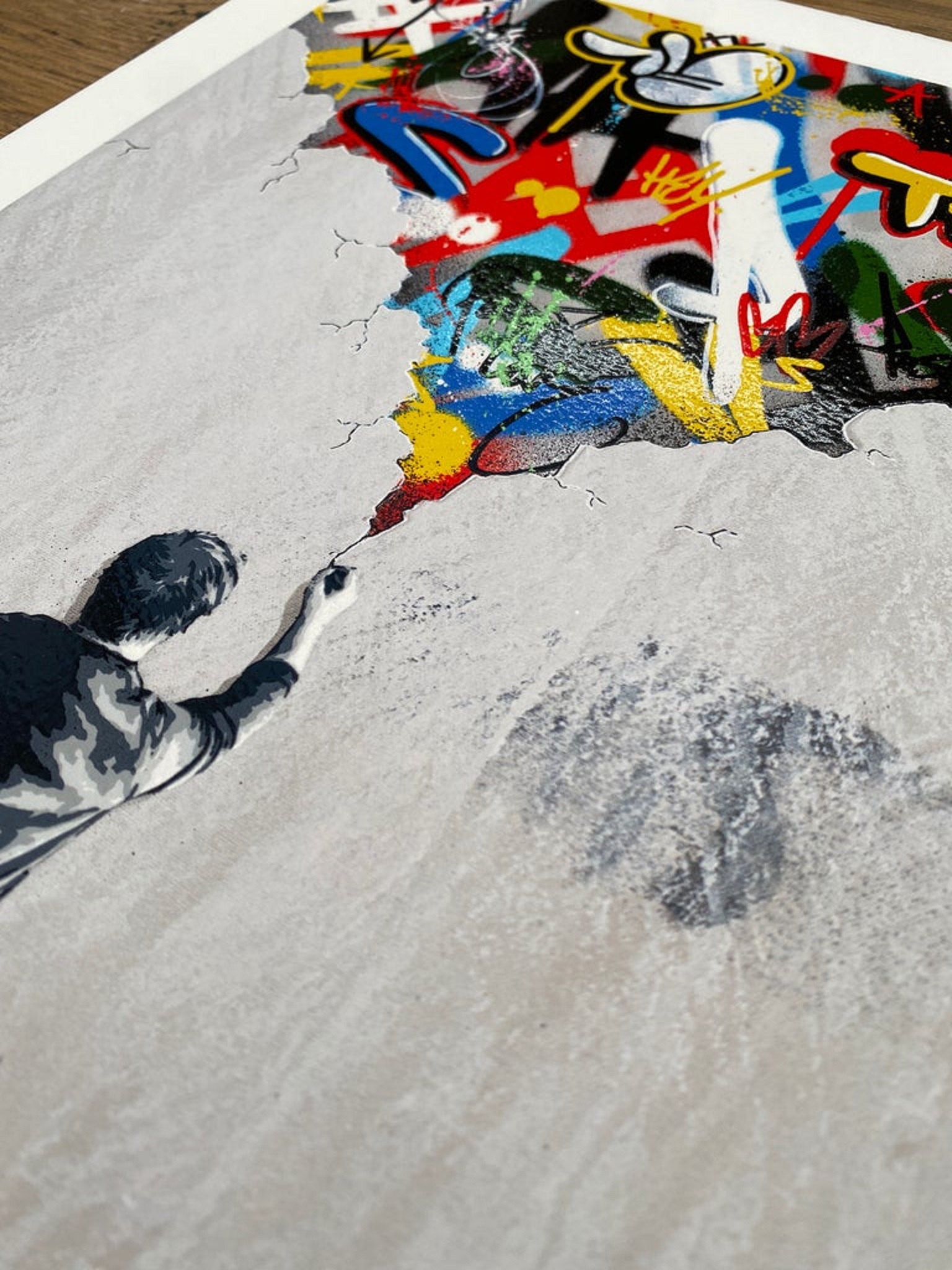 MARTIN WHATSON Crack - Print, 2021 - Contemporary Art - Plazzart
