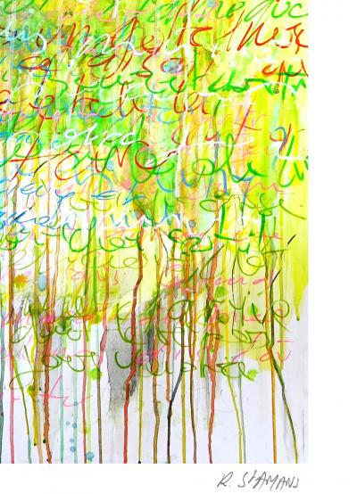 Richard SAINT-AMANS - La mémoire, 2021 - Sérigraphie signée et numérotée 2