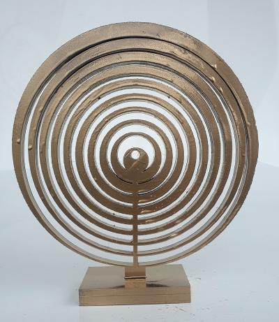 HAYVON - gold cinetic vasarely  , 2023 - Sculpture 2