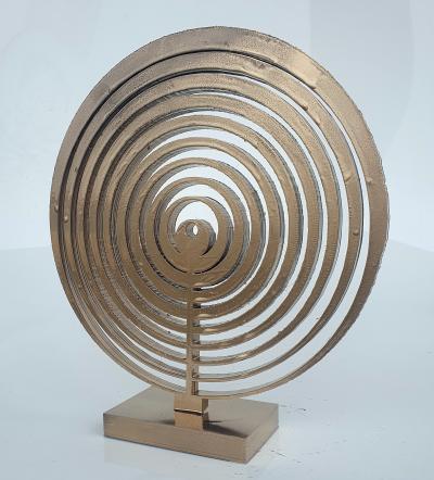 HAYVON - gold cinetic vasarely  , 2023 - Sculpture 2