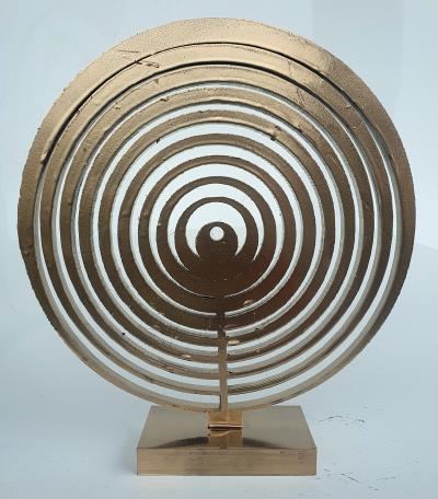 HAYVON - gold cinetic vasarely  , 2023 - Sculpture 2