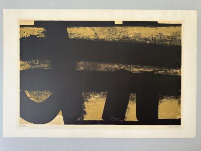 Pierre Soulages - Lithographie n°35  - Signée et numérotée