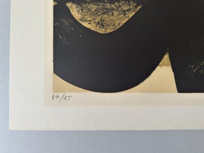 Pierre SOULAGES Lithographie n° 35, Signée par l’artiste 2