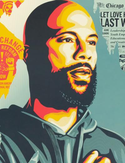 Shepard FAIREY (OBEY) : Reconnect - Sérigraphie originale signée 2