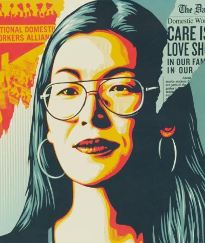 Shepard FAIREY (OBEY): Reenvision - Original signed silkscreen print 2