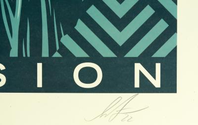 Shepard FAIREY (OBEY): Reenvision - Original signed silkscreen print 2
