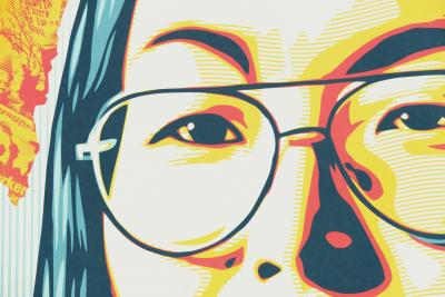 Shepard FAIREY (OBEY): Reenvision - Original signed silkscreen print 2
