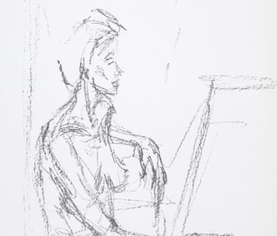 Alberto GIACOMETTI - Femme assise, 1961 - Original lithograph from Derrière Le Miroir n°127 2