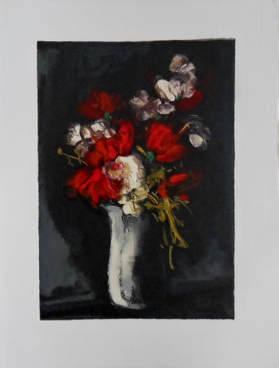 Maurice de VLAMINCK - Bouquet sauvage - Lithographie et gaufrage 2