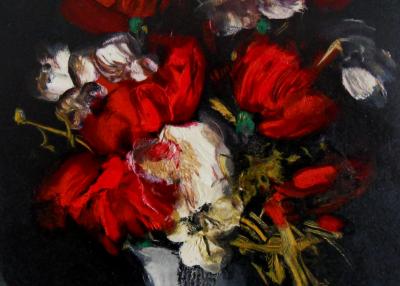 Maurice de VLAMINCK - Bouquet sauvage - Lithographie et gaufrage 2