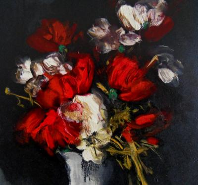 Maurice de VLAMINCK - Bouquet sauvage - Lithographie et gaufrage 2