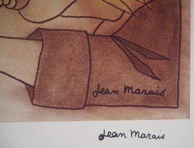 Jean MARAIS : Trompettistes - Lithographie sur vélin Signée 2
