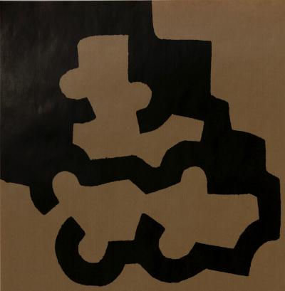 Eduardo CHILLIDA - Marmol y Plomo, 1974 - Lithograph on brown kraft paper 2
