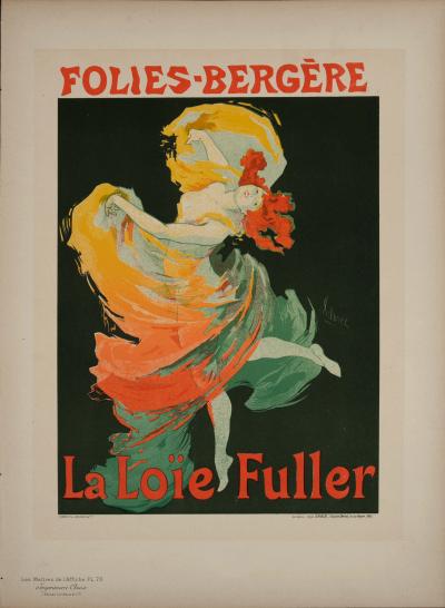Jules CHÉRET -  Les Maîtres de l’Affiche : La Loïe Fuller, 1897 - Lithograph 2