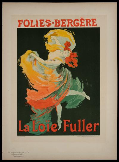 Jules CHÉRET -  Les Maîtres de l’Affiche : La Loïe Fuller, 1897 - Lithograph 2