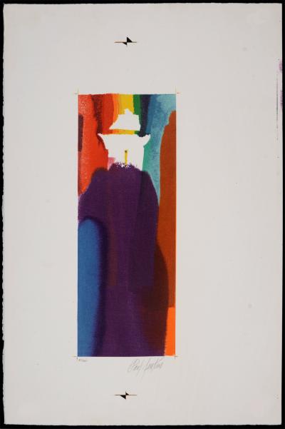 Paul JENKINS - Prisme violet impérial (#I), c. 1986 - Original lithograph (Hand-signed!) 2