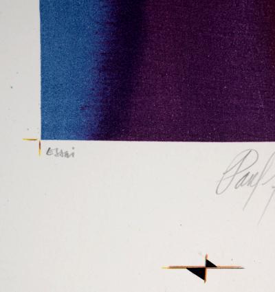 Paul JENKINS - Prisme violet impérial (#I), c. 1986 - Original lithograph (Hand-signed!) 2
