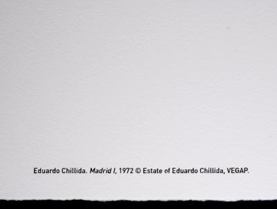 Eduardo CHILLIDA (After) - Madrid I, 1972 - Silkscreen 2
