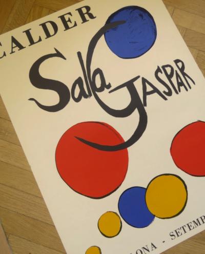 Alexander Calder  - Sala Gaspar, 1973 - Affiche originale d’exposition 2