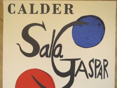 Alexander Calder  - Sala Gaspar, 1973 - Affiche originale d’exposition 2