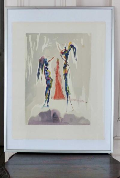 Salvador DALI - Gloria, 1960 - Holzschnitt 2