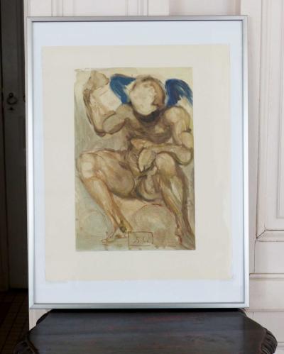 Salvador DALI - L’envie, 1960 - gravure sur bois 2