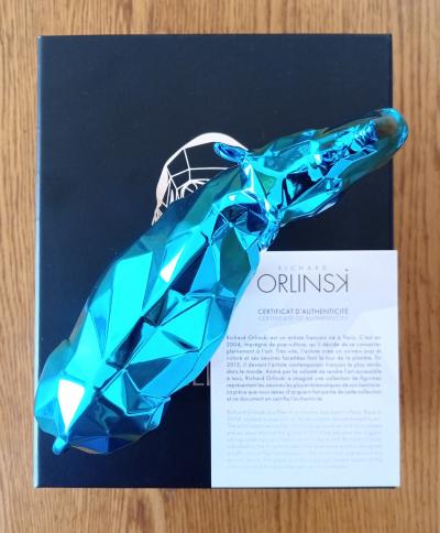 Rhino Spirit (Azur Edition) - Richard Orlinski Sculpture 2