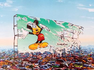Jeff GILLETTE - Mickey Billboard Plastic 2021 - Impression numérique signée au crayon 2