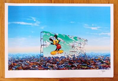 Jeff GILLETTE - Mickey Billboard Plastic 2021 - Impression numérique signée au crayon 2