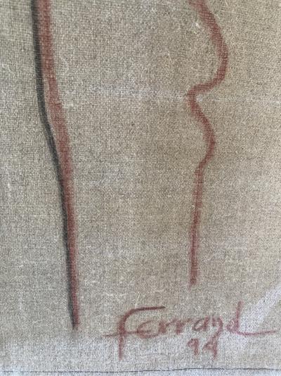 André Ferrand - Fleur - toile tissue japonaise de kyoto 2