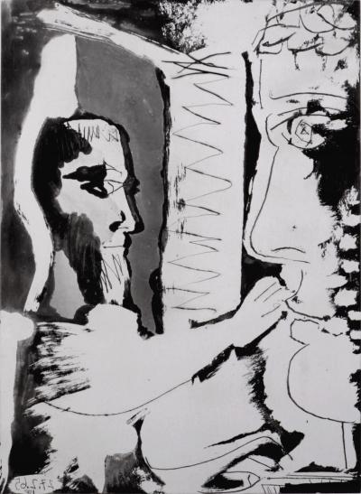 Pablo PICASSO - Sable mouvant, 1966 -  Full book, A fantastic set of 10 original large-size Aquatints by the Master! 2