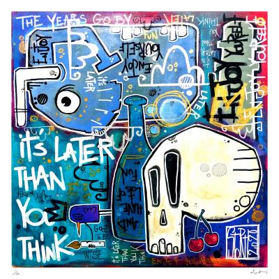 Yohan STORTI - Enjoy yourself, 2021 - Sérigraphie signée et numérotée