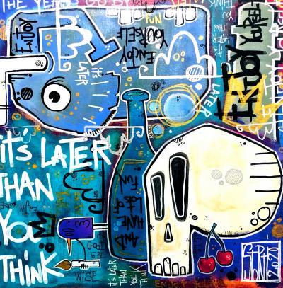 Yohan STORTI - Enjoy yourself, 2021 - Sérigraphie signée et numérotée 2