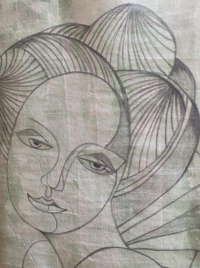 Ferrand André Lola Technique mixte sur toile 2