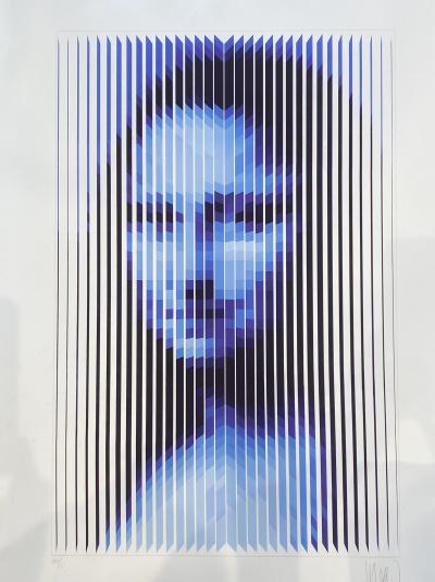 YVARAL - Mona Lisa - Sérigraphie en couleurs 2