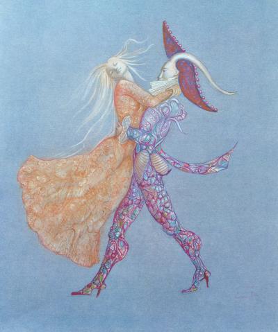 Léonor FINI - Tango surréaliste, 1980, Lithographie signée 2