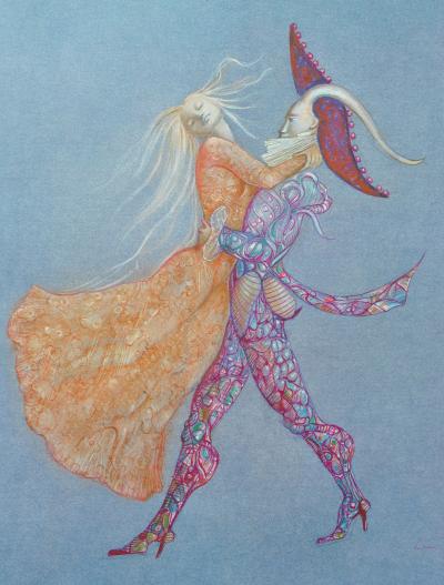 Léonor FINI - Tango surréaliste, 1980, Lithographie signée 2