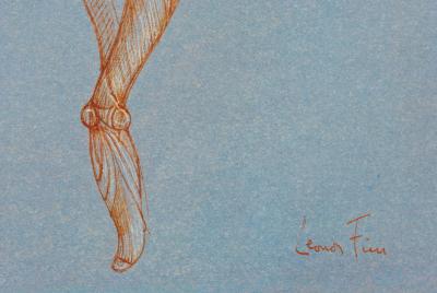 Léonor FINI : Couple surréaliste, 1980, Lithographie signée 2