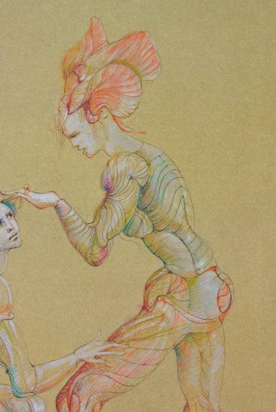 Léonor FINI - La demande en mariage, 1980 - Lithographie signée 2