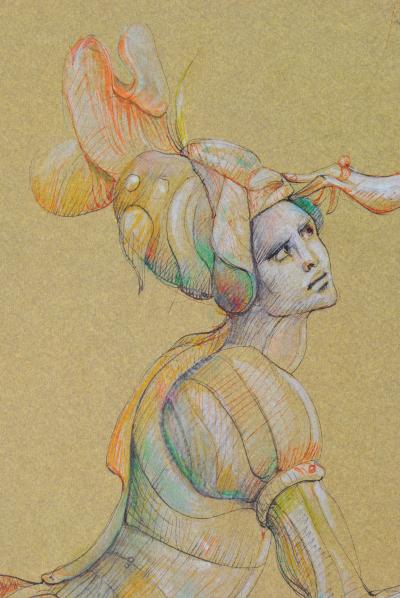 Léonor FINI - La demande en mariage, 1980 - Lithographie signée 2