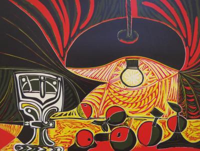 Pablo Picasso - Affiche lithographique originale d’exposition - Boston - 1969 2
